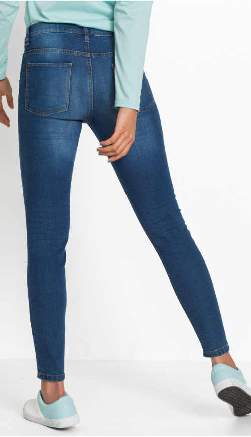Lacné dámske skinny džínsy