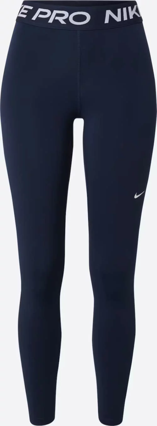 Modré dámske bežecké legíny Nike pro